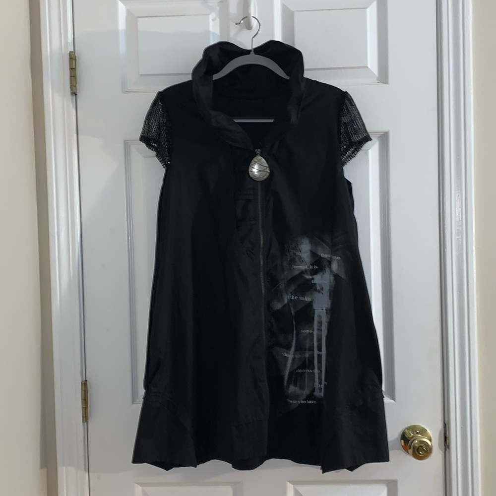 Unique art design dress with 2 pockets